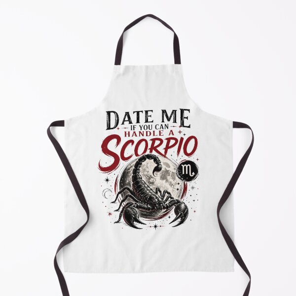 Item preview, Date Me If You Can Handle a Scorpio – Bold Scorpio Zodiac Quote T-Shirt designed and sold by ZorviqueStudio.