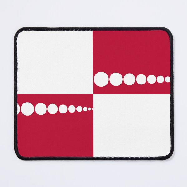 Item preview, 60's Retro Mod Squares and Dots in Red and White designed and sold by MellowCat.