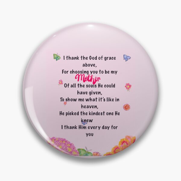 Item preview, The best Mother’s Day gifts, Mother’s Day poem My Mother -  For Mom Beautiful poem about motherhood designed and sold by Artonmytee.