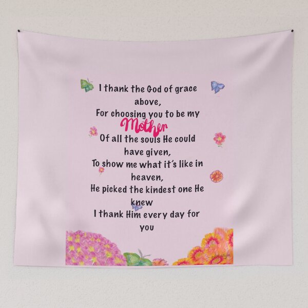 Item preview, The best Mother’s Day gifts, Mother’s Day poem My Mother -  For Mom Beautiful poem about motherhood designed and sold by Artonmytee.
