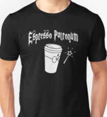 ESPRESSO PATRONUM WIZARD'S COFFEE Slim Fit T-Shirt