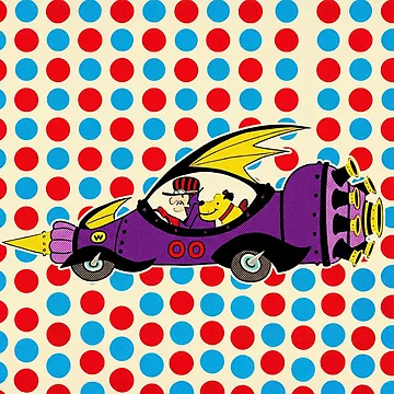 Artwork thumbnail, Wacky Races by Mark Vickers