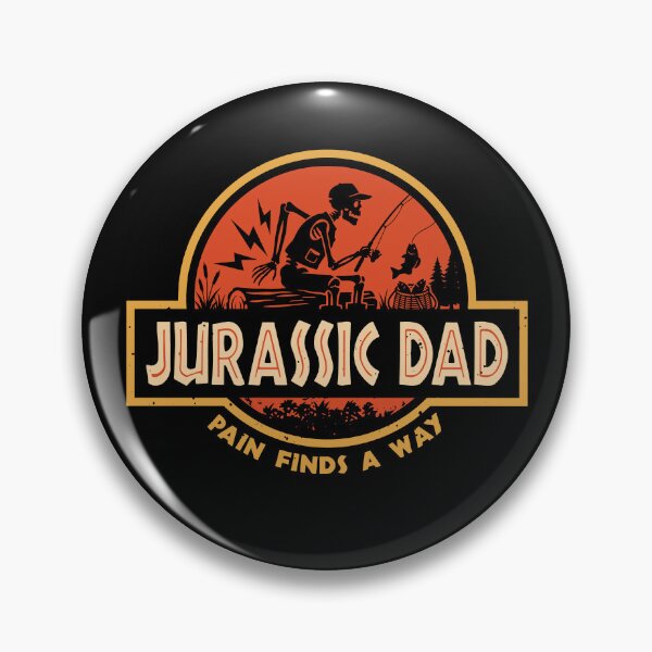 Item preview, Jurassic Dad Fishing Pain Finds A Way Funny Sarcastic Skeleton designed and sold by Artifyo.