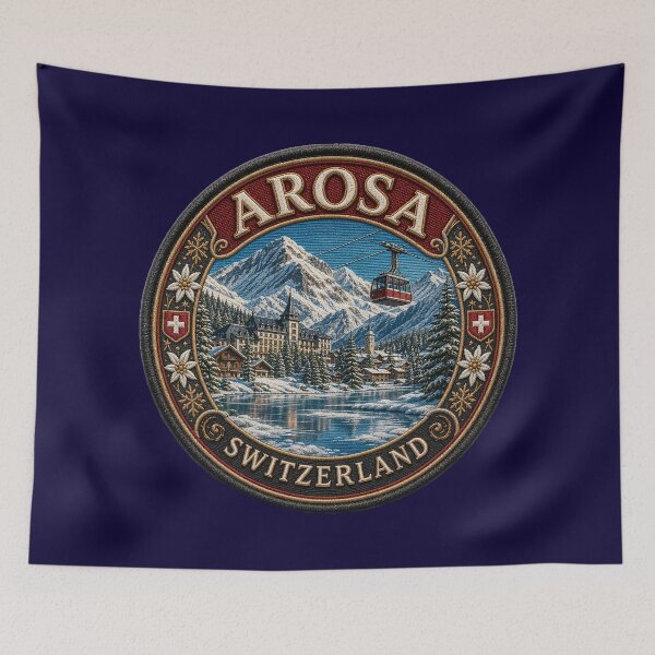 Item preview, Arosa, Switzerland – Winter village, cable car & Alpine panorama designed and sold by Girih.