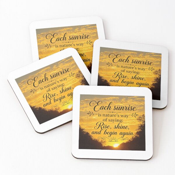 Item preview, Golden Sunrise Inspiration | Rise, Shine & Begin Again designed and sold by EACS Photo.