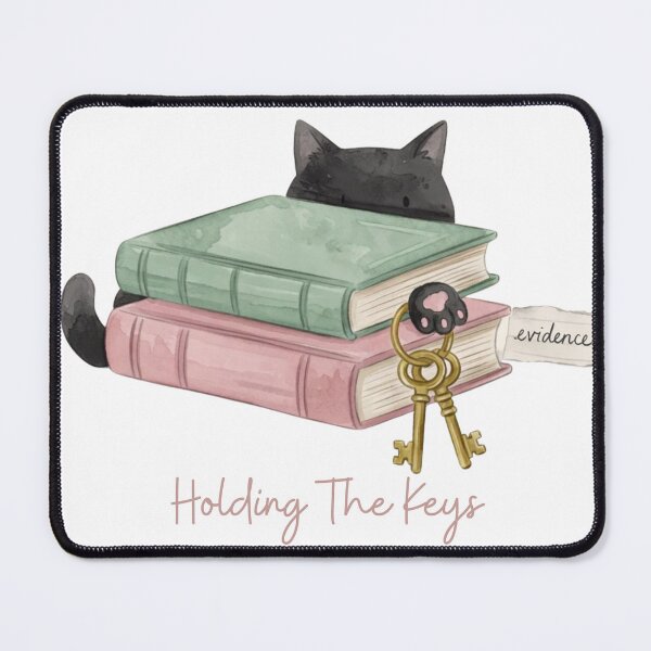 Item preview, Holding The Keys — Detective Cat Vintage Keys Cozy Mystery Tee designed and sold by kosimazaki.