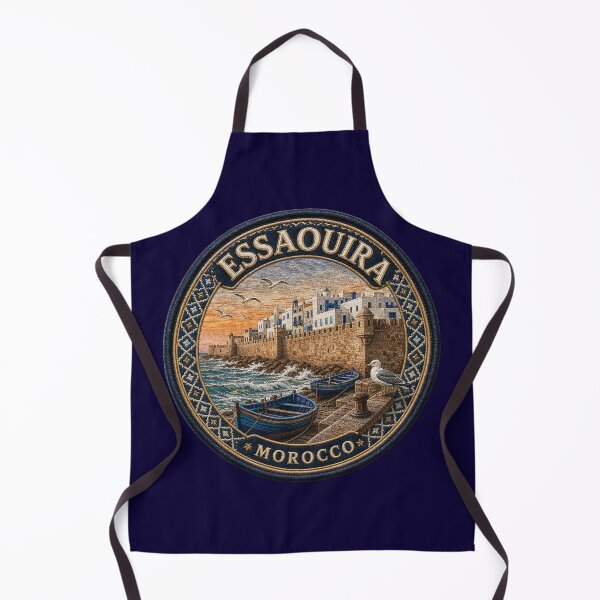 Item preview, Essaouira, Morocco – City walls, fishing boats & Atlantic surf designed and sold by Girih.
