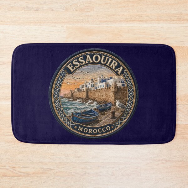 Item preview, Essaouira, Morocco – City walls, fishing boats & Atlantic surf designed and sold by Girih.