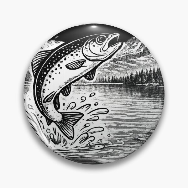 Item preview, mountain trout designed and sold by Grant shop.
