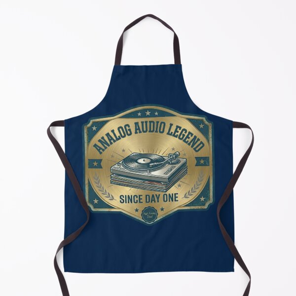 Item preview, Vintage Analog Audio Legend Record Player Father's Day Badge designed and sold by KelliesGrafix.