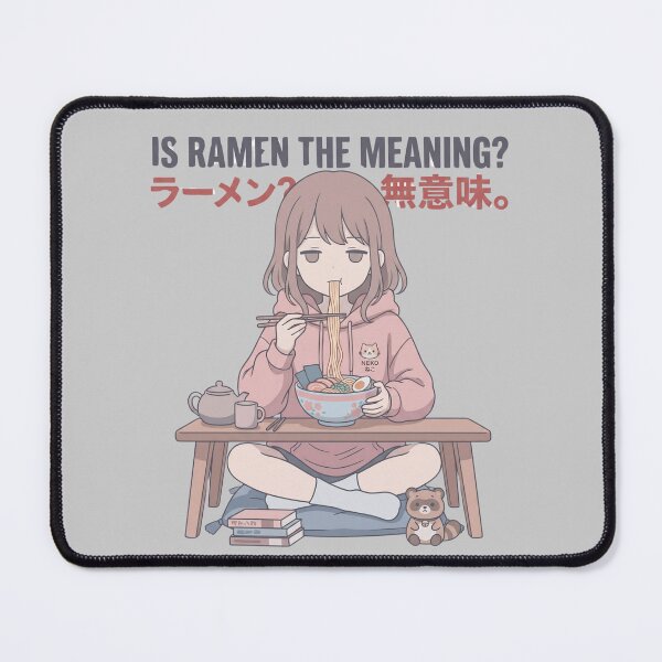 Item preview, Funny Dark Humor Kawaii Anime Girl Dead Inside But Eating Ramen Meme Cute Gift designed and sold by Im-Ara.