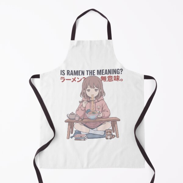 Item preview, Funny Dark Humor Kawaii Anime Girl Dead Inside But Eating Ramen Meme Cute Gift designed and sold by Im-Ara.