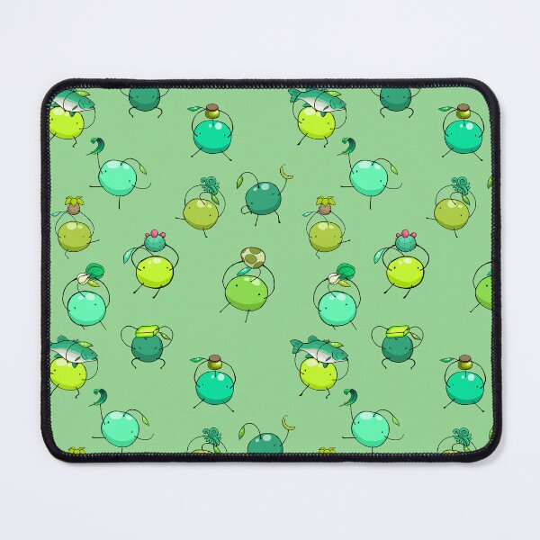 Item preview, Stardew Valley Green Junimo Repeating Pattern Bright Background designed and sold by JurassicParkans.