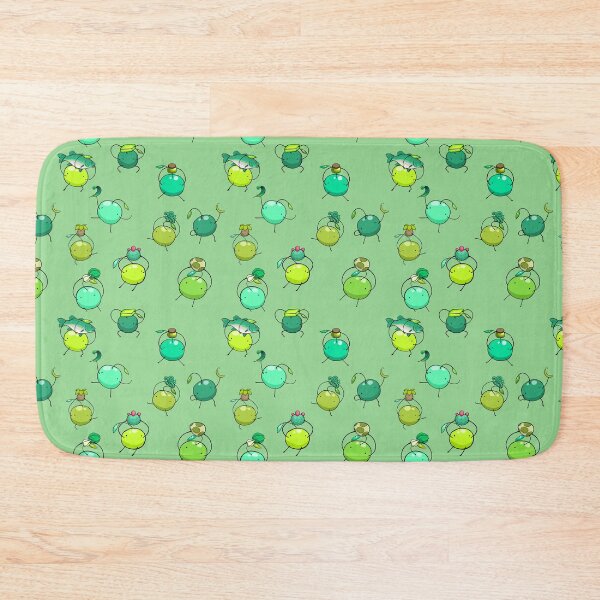 Item preview, Stardew Valley Green Junimo Repeating Pattern Bright Background designed and sold by JurassicParkans.