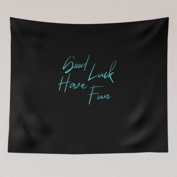 Item preview, Good Luck Have Fun GLHF Gaming Typography designed and sold by VexoStudio.
