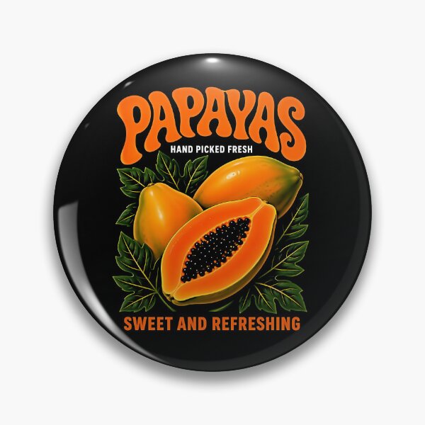 Item preview, Papayas Hand Picked Fresh Sweet Refreshing Tropical Fruit Retro Vintage designed and sold by graphixpolash.