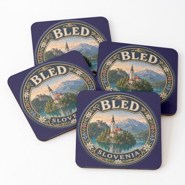 Item preview, Bled, Slovenia – Island church, mountain scenery & cliff castle designed and sold by Girih.