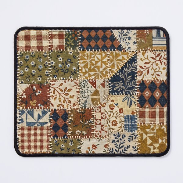 Item preview, Textile mosaic in vintage style. designed and sold by MyHappyArtShop.