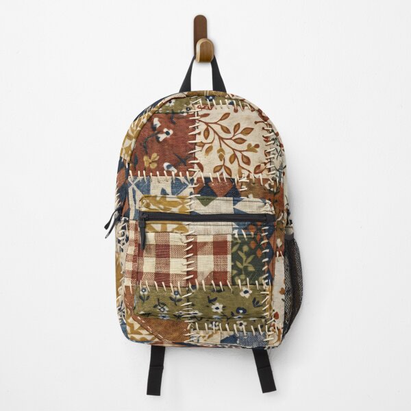 Item preview, Textile mosaic in vintage style. designed and sold by MyHappyArtShop.