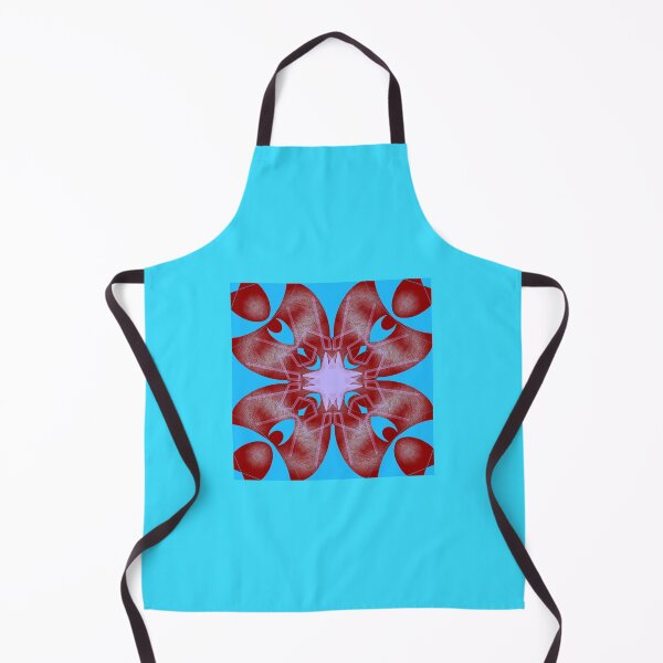 Item preview, Blue Red Geometric Pattern Abstract Mandala designed and sold by PonyShow-Studio.