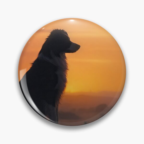 Item preview, Border Collie Silhouetted with Country Background and Southwestern Sunset designed and sold by Stephanie Laird.
