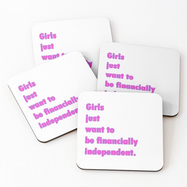 Item preview, Girls just want to be financially independent designed and sold by tinahalidesign.