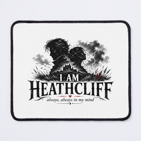 Item preview, I Am Heathcliff Always Always In My Mind Gothic Romance designed and sold by Fenay Designs.