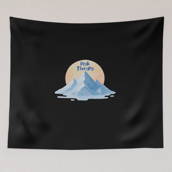 Item preview, Peak Therapy Hiking Shirt - Mountain Minimal Design designed and sold by sharifex.