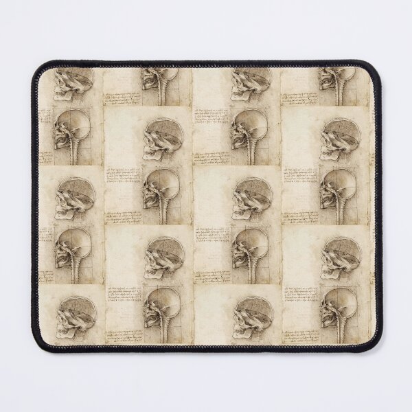 Item preview, Leonardo da Vinci Skull Anatomy Study – Renaissance Anatomical Drawing designed and sold by artofuniverse.