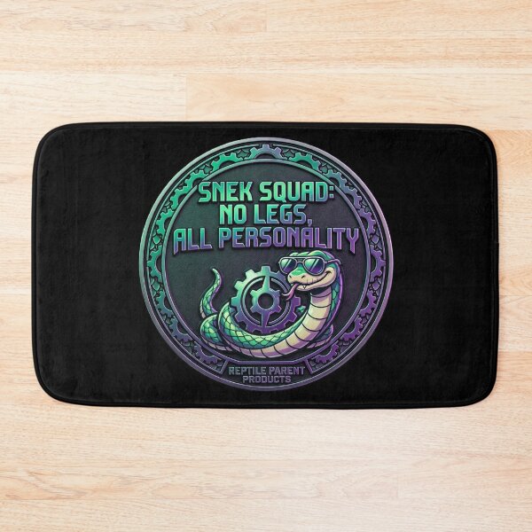 Item preview, Funny Snake Lover Gift – “Snek Squad No Legs All Personality” Cute Reptile Meme Design. designed and sold by UniqueArtsOnly.