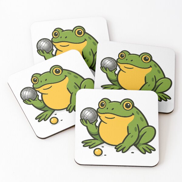 Item preview, Boulefrog (text free)  - Ribbit & Roll - petanque t-shirt design designed and sold by BouleDogs.