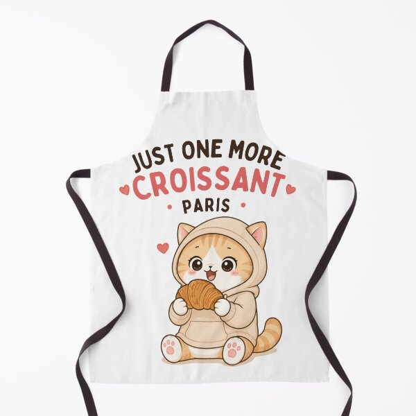 Item preview, Just One More Croissant Cat | Cute Kawaii Aesthetic | Funny Food Lover Design designed and sold by The Mood Index.