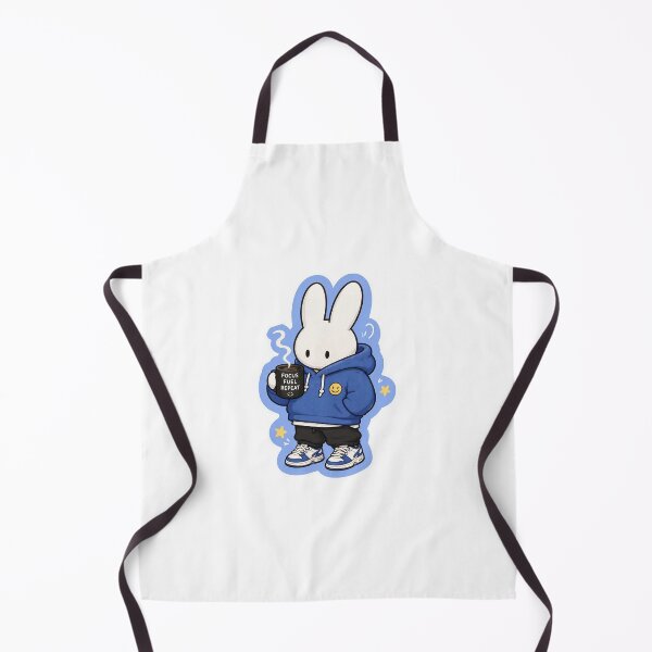 Item preview, Cute Bunny with Coffee - Focus Fuel Repeat Sticker designed and sold by  Artify Lab.