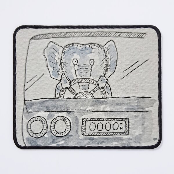 Item preview, Pongpang v.2: Silence is Golden (The Deadpan Driver) - Original Sketch designed and sold by Rak Scenist.