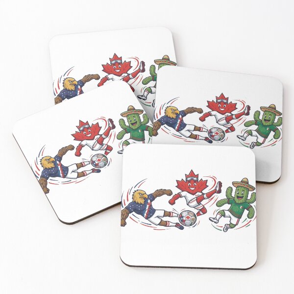 Item preview, United North American Soccer Mascots Trio Art designed and sold by PMTaurus.