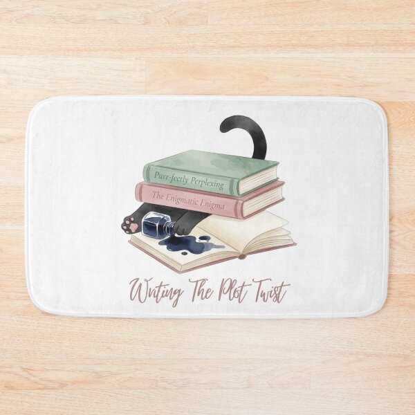 Item preview, Writing The Plot Twist — Cat Spilled Ink Cozy Mystery Writer Tee designed and sold by kosimazaki.