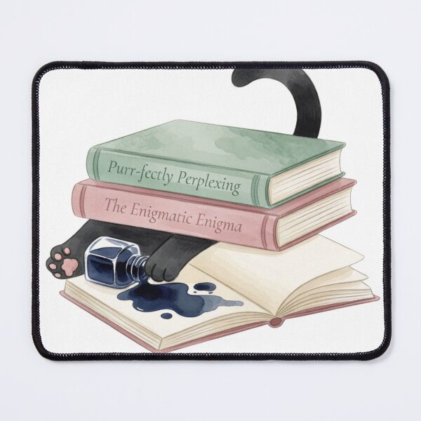 Item preview, Writing The Plot Twist — Cat Spilled Ink Cozy Mystery Writer Tee designed and sold by kosimazaki.