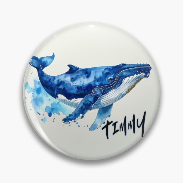 Item preview, Timmy, humpback whale in the Baltic Sea near Poel, watercolor designed and sold by LiskoDesign.
