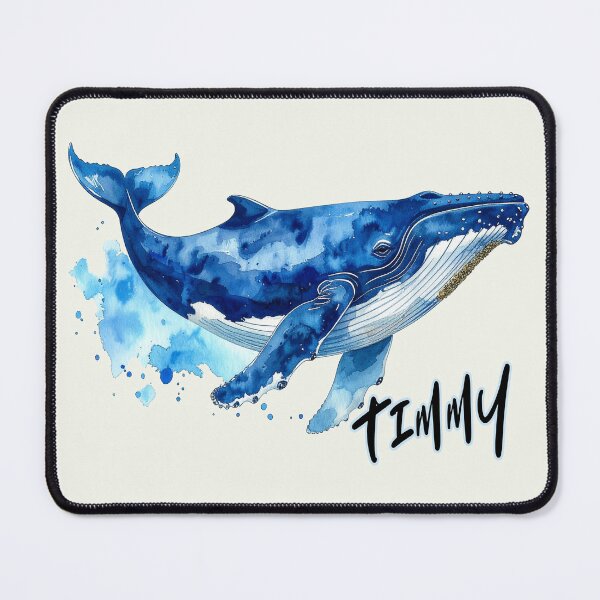 Item preview, Timmy, humpback whale in the Baltic Sea near Poel, watercolor designed and sold by LiskoDesign.