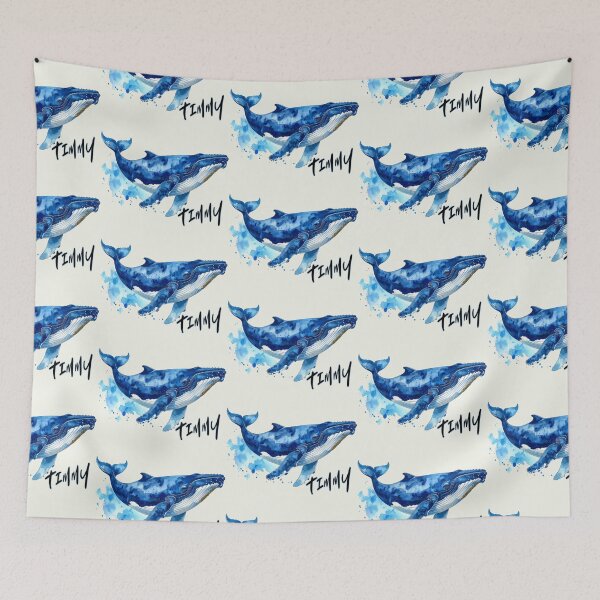 Item preview, Timmy, humpback whale in the Baltic Sea near Poel, watercolor designed and sold by LiskoDesign.