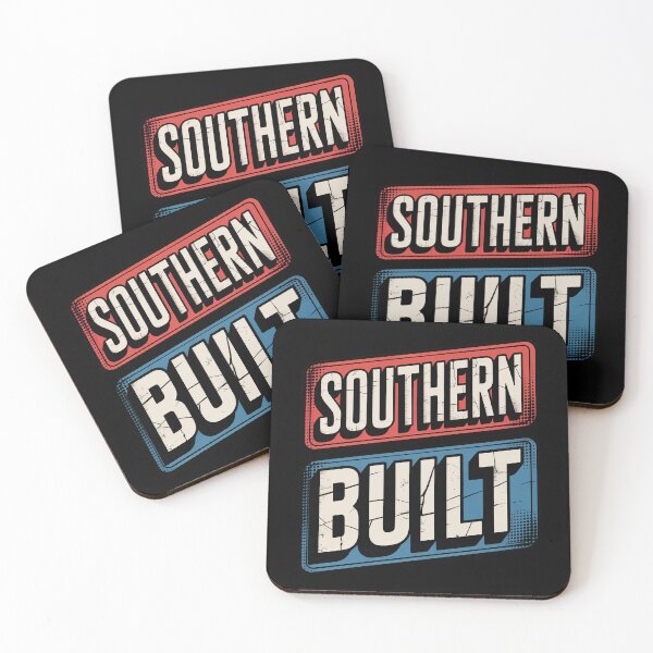 Item preview, Southern Built Bold Double‑Bar Grit Badge designed and sold by OldGloryForge.
