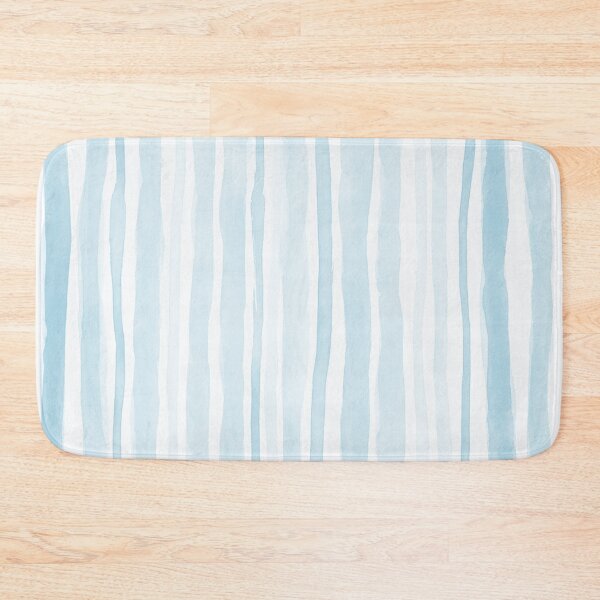 Item preview, Soft Blue Stripe Pattern Coastal Minimal Design designed and sold by trajeado14.