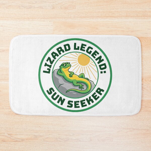 Item preview, Lizard Lover Gift – “Lizard Legend Sun Seeker” Cute Reptile Badge Design. designed and sold by UniqueArtsOnly.
