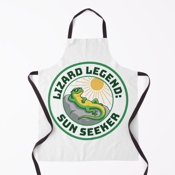 Item preview, Lizard Lover Gift – “Lizard Legend Sun Seeker” Cute Reptile Badge Design. designed and sold by UniqueArtsOnly.
