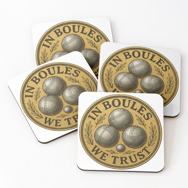 Item preview, In Boules We Trust - petanque t-shirt design designed and sold by BouleDogs.
