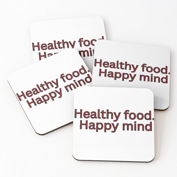 Item preview, Healthy food. Happy mind designed and sold by HustlersShop77.