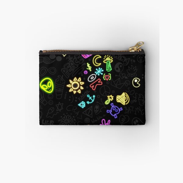 Item preview, Neon Doodle Cyberpunk Chaos Pattern designed and sold by Gisleyson.