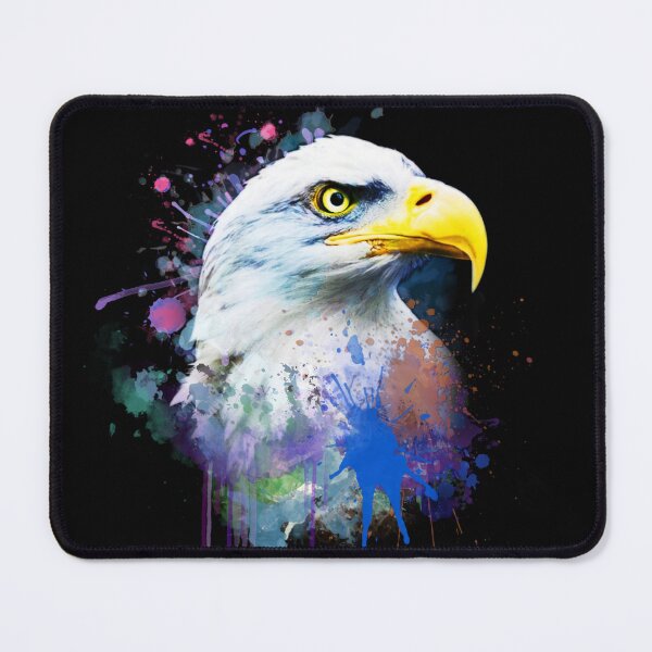 Item preview, Color Splash Eagle Head Bold Graphic Design  designed and sold by StyleBloomes.