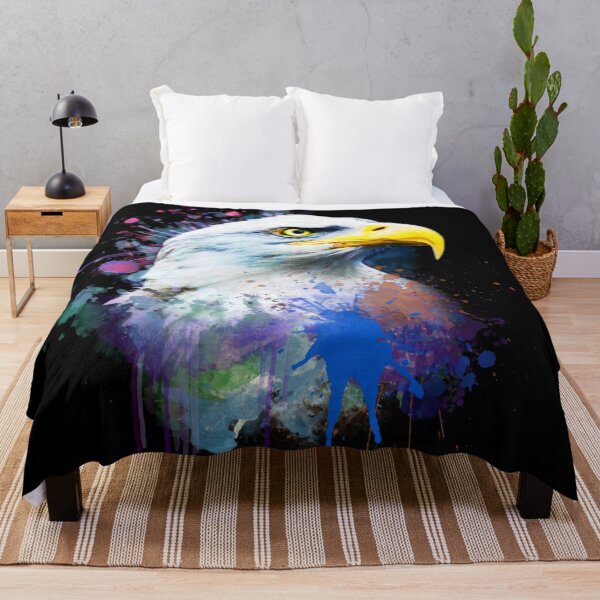 Item preview, Color Splash Eagle Head Bold Graphic Design  designed and sold by StyleBloomes.