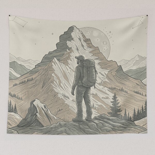Item preview, Solo Hiker Social Distancing Champion 2026 designed and sold by MarCinu Art.